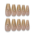 Golden Hour Handmade Press On Nails